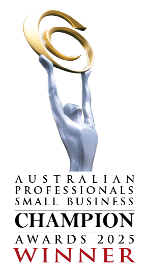 2025 Australian Professionals Small Business Awards Winners Logo - Trimmed